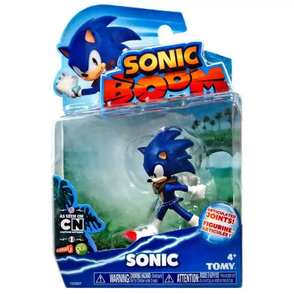 Sonic the Hedgehog 4 Inch JAKKS Gold Collector Action Figure - Classic Sonic  with Skateboard with 11 Points of Articulation 