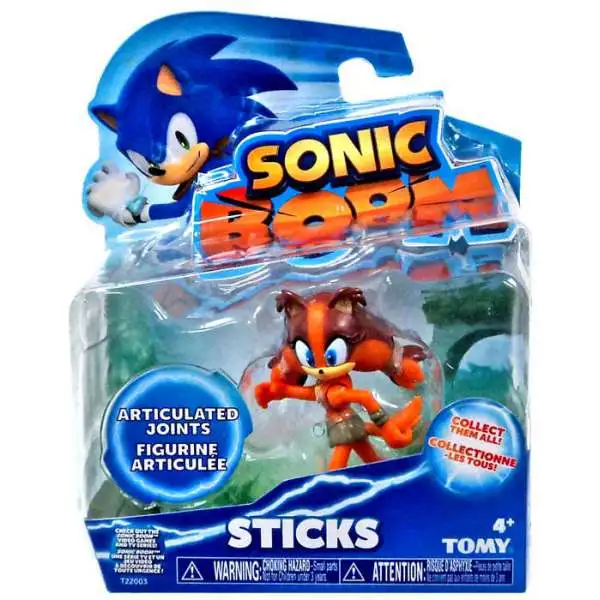 Sonic The Hedgehog Sonic Boom Sonic 3 Action Figure 22001 Mouth Closed  TOMY, Inc. - ToyWiz