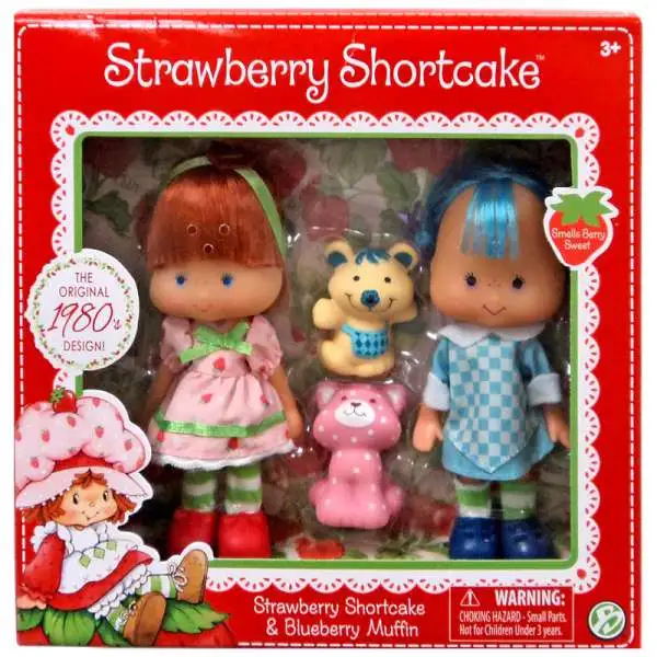 Strawberry Shortcake & Blueberry Muffin 5.5-Inch Classic Doll 2-Pack