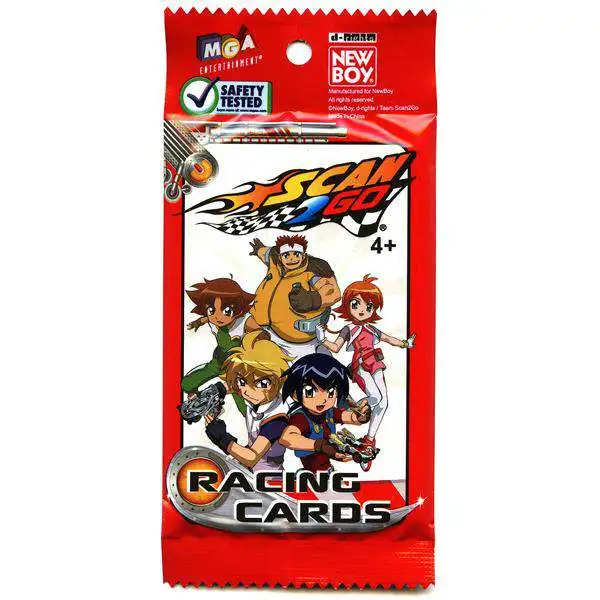 Scan 2 Go Racing Cards Booster Pack