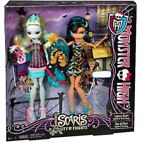 Monster High Scaris City of Frights Lagoona Blue & Cleo de Nile Exclusive 10.5-Inch Doll 2-Pack