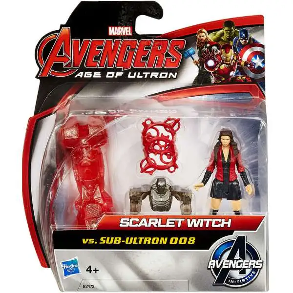 Marvel Avengers Age of Ultron Scarlet Witch vs. Sub Ultron 008 Action Figure 2-Pack