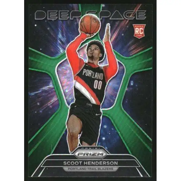 NBA 2023-24 Panini Prizm Green Deep Space Scoot Henderson #3 [Rookie]