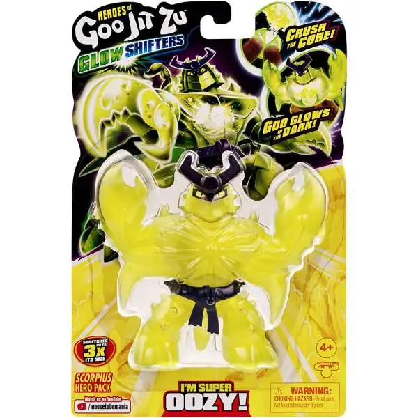 Heroes of Goo Jit Zu Glow Shifters Scorpius Action Figure Goo