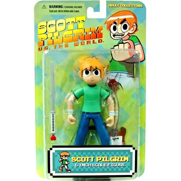 Scott Pilgrim vs The World Scott Pilgrim Action Figure [Green Shirt]