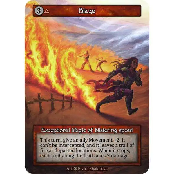 Sorcery: Contested Realm Trading Card Game Beta Exceptional Blaze