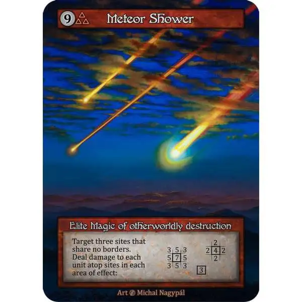 Sorcery: Contested Realm Trading Card Game Beta Elite Meteor Shower