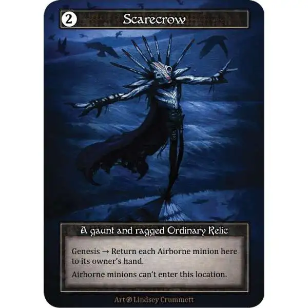 Trading Card Game Sorcery: Contested Realm Beta Ordinary FOIL Scarecrow