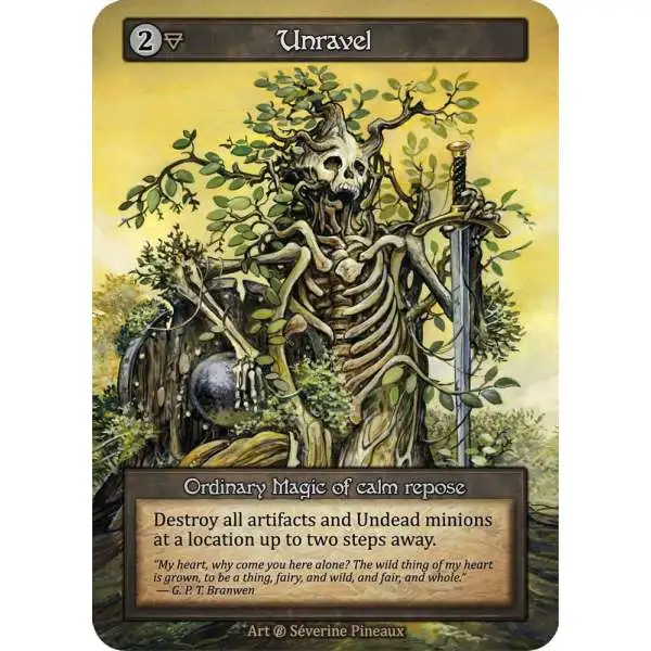 Sorcery: Contested Realm Trading Card Game Beta Ordinary Unravel