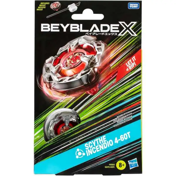 Beyblade X Scythe Incendio 4-60T Starter Pack Set