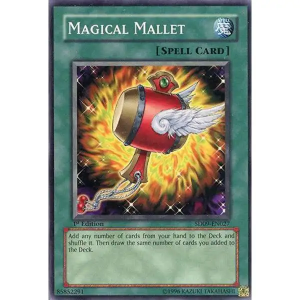 YuGiOh Structure Deck: Dinosaur's Rage Common Magical Mallet SD09-EN027