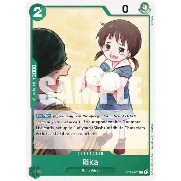 One Piece Trading Card Game Starter Deck 12: Zoro and Sanji Common Rika ST12-007