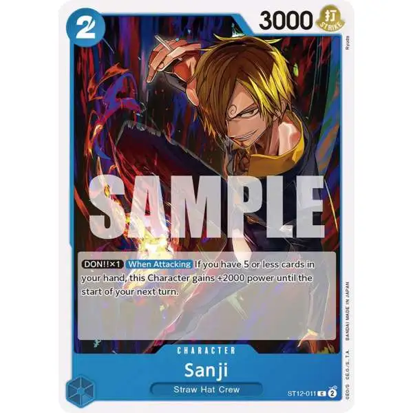 One Piece Trading Card Game Starter Deck 12: Zoro and Sanji Common Sanji ST12-011