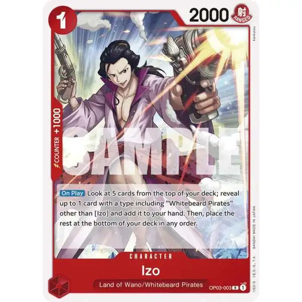 One Piece Trading Card Game Starter Deck 15: RED Edward.Newgate Rare Izo OP03-003