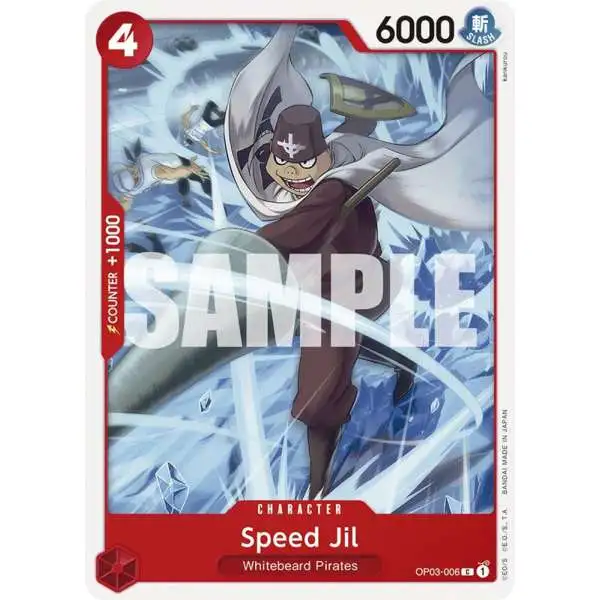 One Piece Trading Card Game Starter Deck 15: RED Edward.Newgate Common Speed Jil OP03-006