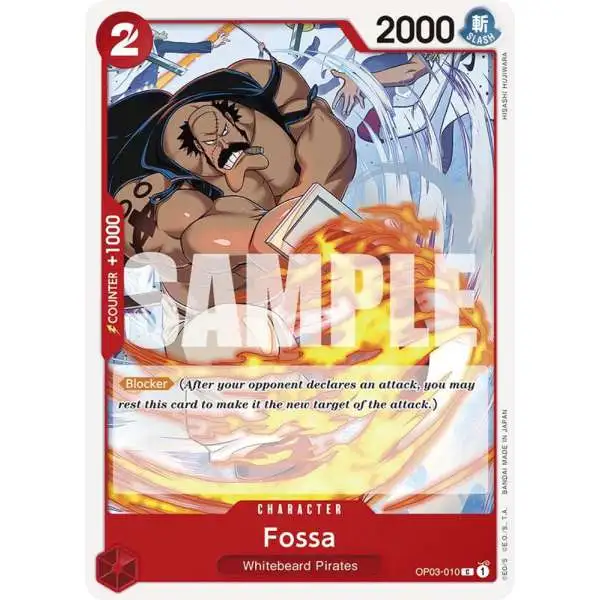 One Piece Trading Card Game Starter Deck 15: RED Edward.Newgate Common Fossa OP03-010