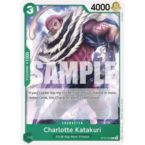 One Piece Trading Card Game Starter Deck 16: GREEN Uta Common Charlotte Katakuri ST16-003