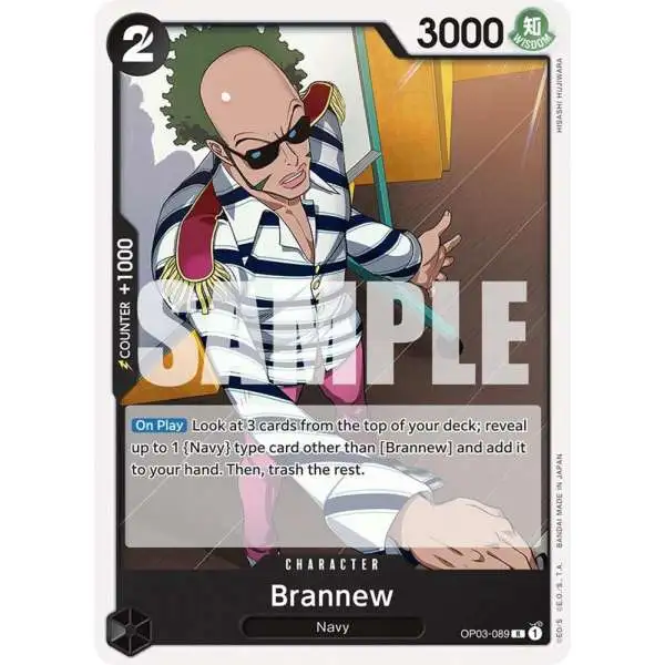 One Piece Trading Card Game Starter Deck 19: BLACK Smoker Rare Brannew OP03-089