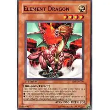 YuGiOh GX Structure Deck: Dragon's Roar Element Dragon SD1-EN008