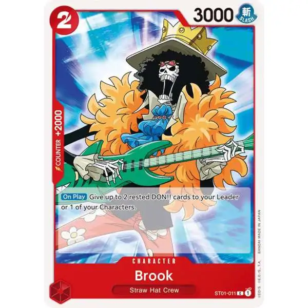 One Piece Trading Card Game Starter Deck 1: Straw Hat Crew Common Brook ST01-011
