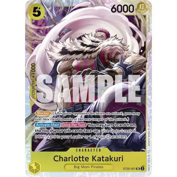 One Piece Trading Card Game Starter Deck 20: YELLOW Charlotte Katakuri Super Rare Charlotte Katakuri ST20-001
