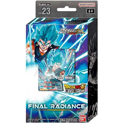 Dragon Ball Super Trading Card Game Zenkai EX Series 5 Final Radiance Starter Deck SD23 [58 Cards]