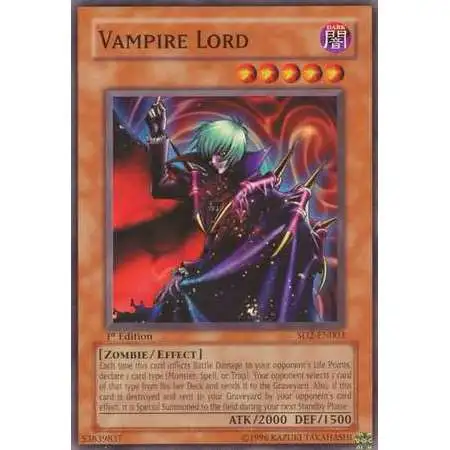 YuGiOh GX Structure Deck: Zombie Madness Common Vampire Lord SD2-EN003