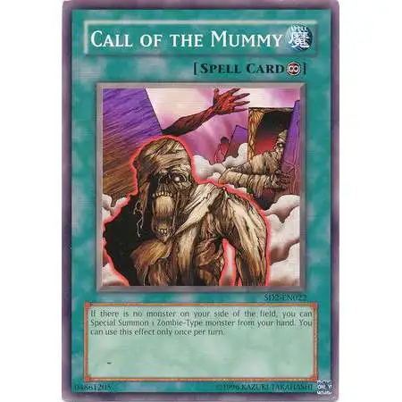 YuGiOh GX Structure Deck: Zombie Madness Call of the Mummy SD2-EN022