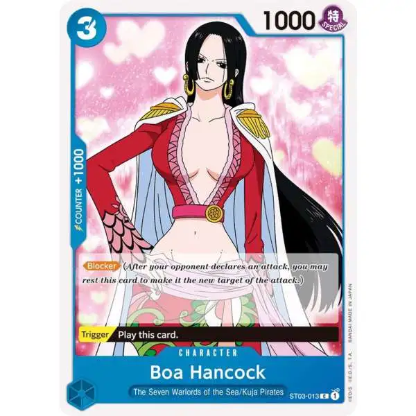 One Piece Trading Card Game Starter Deck 3: The Seven Warlords of The Sea Common Boa Hancock ST03-013