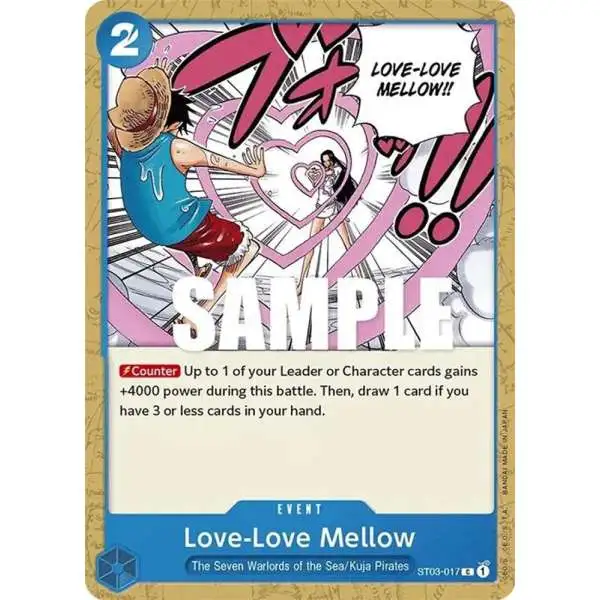 One Piece Trading Card Game Starter Deck 3: The Seven Warlords of The Sea Common Love-Love Mellow ST03-017