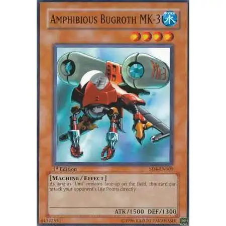 YuGiOh GX Structure Deck: Fury from the Deep Common Amphibious Bugroth MK-3 SD4-EN009