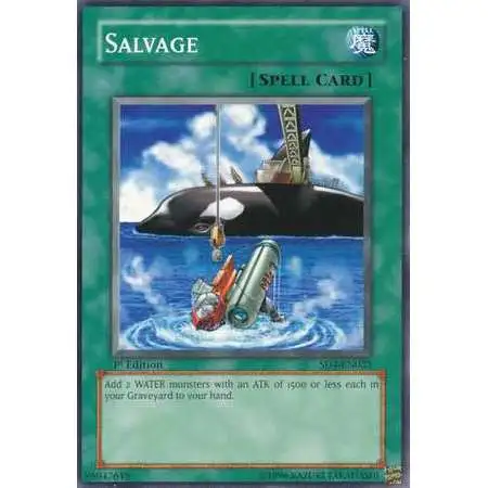 YuGiOh GX Structure Deck: Fury from the Deep Common Salvage SD4-EN023