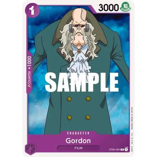One Piece Trading Card Game Starter Deck 5: Film Edition Common Gordon ST05-007