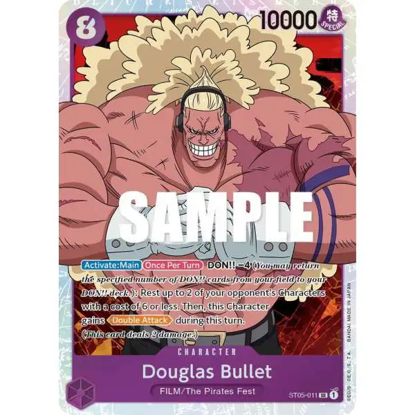 One Piece Trading Card Game Starter Deck 5: Film Edition Super Rare Douglas Bullet ST05-011