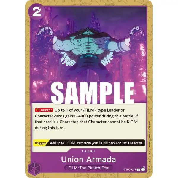 One Piece Trading Card Game Starter Deck 5: Film Edition Common Union Armada ST05-017