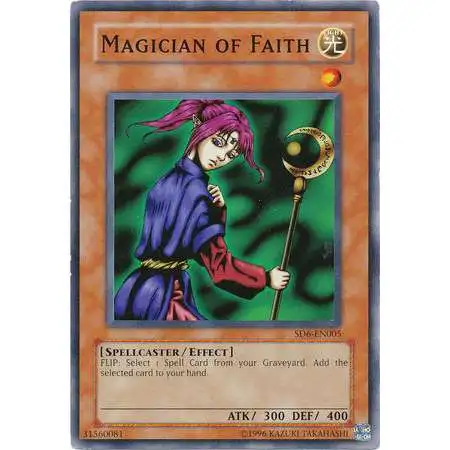 YuGiOh Structure Deck: Spellcaster's Judgment Common Magician of Faith SD6-EN005