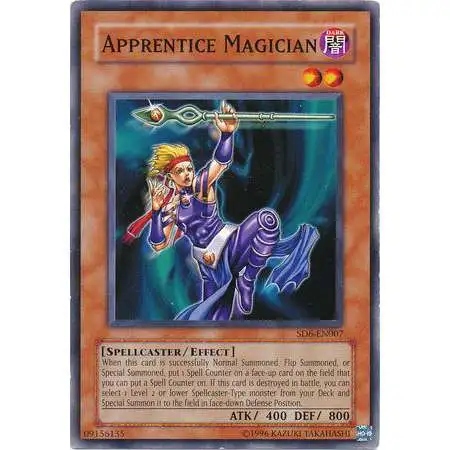 YuGiOh Structure Deck: Spellcaster's Judgment Common Apprentice Magician SD6-EN007