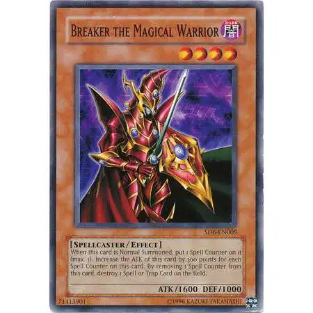 YuGiOh Structure Deck: Spellcaster's Judgment Common Breaker the Magical Warrior SD6-EN009