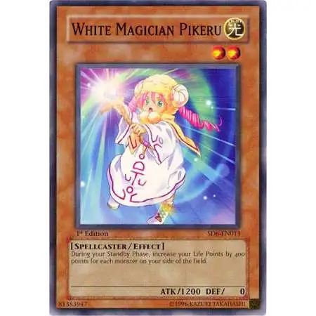 YuGiOh Structure Deck: Spellcaster's Judgment Common White Magician Pikeru SD6-EN013