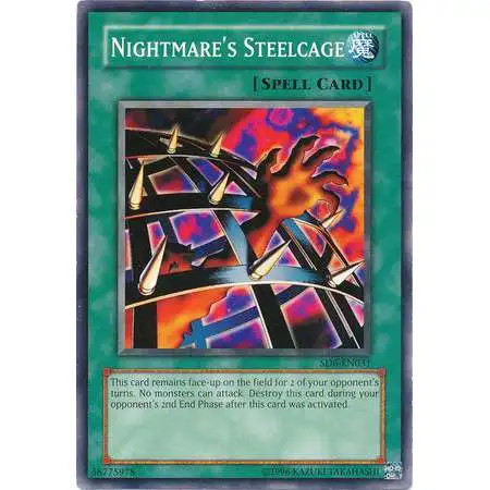 YuGiOh Structure Deck: Spellcaster's Judgment Common Nightmare's Steelcage SD6-EN031