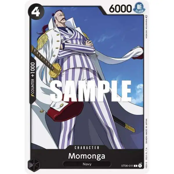 One Piece Trading Card Game Starter Deck 6: Absolute Justice Common Momonga ST06-011
