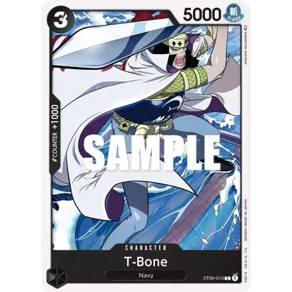 One Piece Trading Card Game Starter Deck 6: Absolute Justice Common T-Bone ST06-013