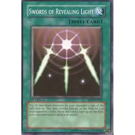 YuGiOh Structure Deck: Invincible Fortress Common Swords of Revealing Light SD7-EN019