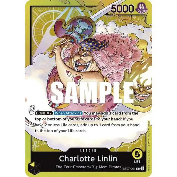 One Piece Trading Card Game Starter Deck 7: Big Mom Pirates Leader Charlotte Linlin ST07-001