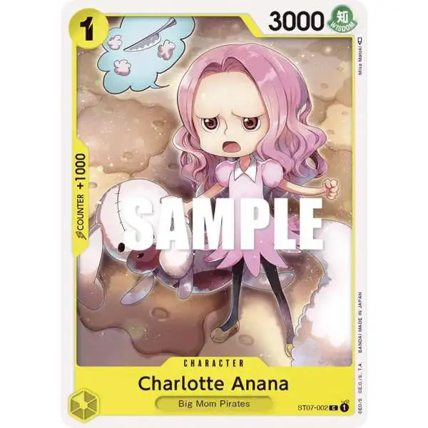One Piece Trading Card Game Starter Deck 7: Big Mom Pirates Common Charlotte Anana ST07-002