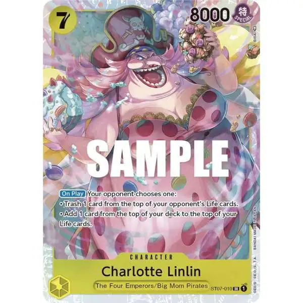 One Piece Trading Card Game Starter Deck 7: Big Mom Pirates Super Rare Charlotte Linlin ST07-010
