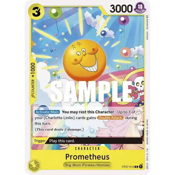 One Piece Trading Card Game Starter Deck 7: Big Mom Pirates Common Prometheus ST07-013