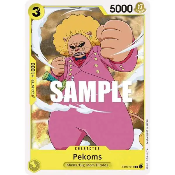 One Piece Trading Card Game Starter Deck 7: Big Mom Pirates Common Pekoms ST07-014