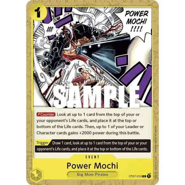 One Piece Trading Card Game Starter Deck 7: Big Mom Pirates Common Power Mochi ST07-016