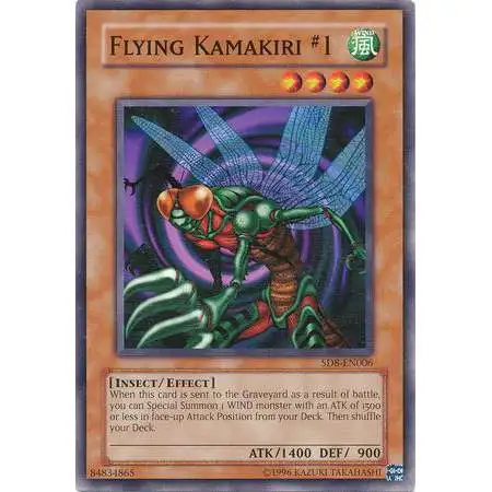 YuGiOh GX Structure Deck: Lord of the Storm Common Flying Kamakiri #1 SD8-EN006